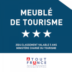 Meublé de tourisme - 3 étoiles